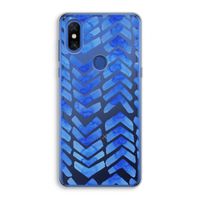 Blauwe pijlen: Xiaomi Mi Mix 3 Transparant Hoesje