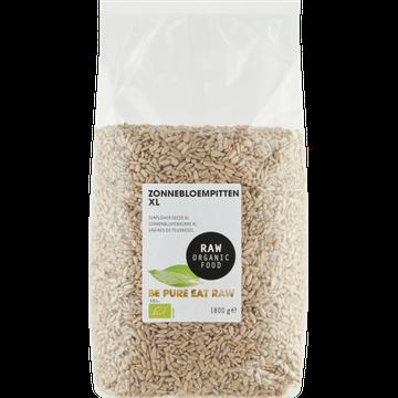 Raw Organic Food Zonnebloempitten XL 1800 g bij Jumbo