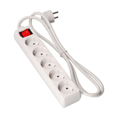 Stopcontactenstrip 5 Tomas met Interruptor EDM 41045 Schuko (3 m)