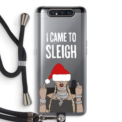 Came To Sleigh: Samsung Galaxy A80 Transparant Hoesje met koord