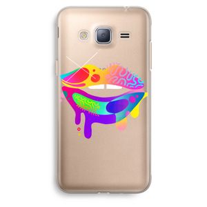 Lip Palette: Samsung Galaxy J3 (2016) Transparant Hoesje