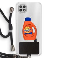 Ultra Sensitive: Samsung Galaxy A22 4G Transparant Hoesje met koord