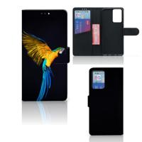 Xiaomi Redmi Note 10 Pro | Telefoonhoesje | Met pasjeshouder | Papegaai