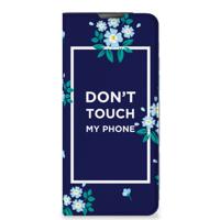 Motorola Moto E20 Design Case Flowers Blue DTMP
