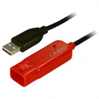 Lindy 12m USB 2.0 Cable USB-kabel USB A Zwart