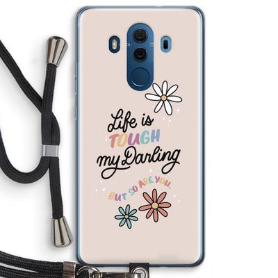 Tough Life: Huawei Mate 10 Pro Transparant Hoesje met koord