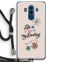 Tough Life: Huawei Mate 10 Pro Transparant Hoesje met koord