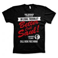 Breaking Bad T-shirt - Better call Saul - zwart - heren - herenshirt - Verkleedkleding
