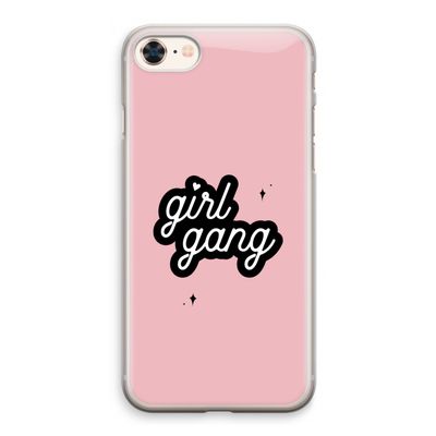 Girl Gang: iPhone 8 Transparant Hoesje