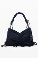 Kleine tas met glanzende strik - BLACK - U
