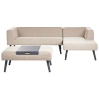 Beliani - SORRIVOLI - Loungeset 4-zits - Beige - Olefine