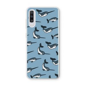 Narwhal: Samsung Galaxy A70 Transparant Hoesje