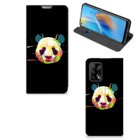OPPO A74 4G Magnet Case Panda Color