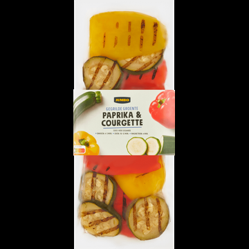 Jumbo Sousvide Gegrilde Groente Paprika & Courgette 350g