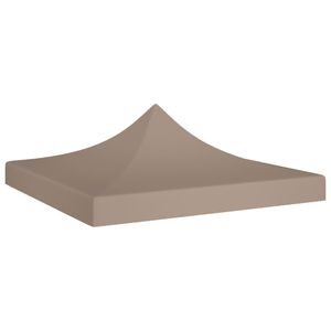 VidaXL Partytentdak 270 g/m² 2x2 m taupe