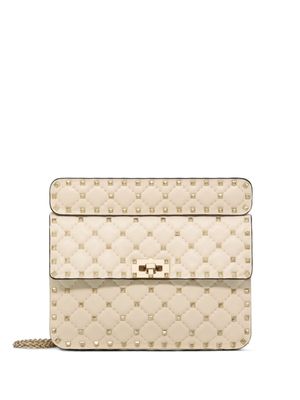 Valentino Garavani sac à main Rockstud Spike médium - Tons neutres