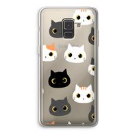 Katten: Samsung Galaxy A8 (2018) Transparant Hoesje