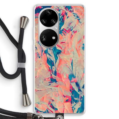 Alone: Huawei P50 Pro Transparant Hoesje met koord