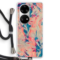 Alone: Huawei P50 Pro Transparant Hoesje met koord
