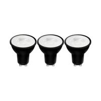 GU10 LED Spots zwart - Warm wit licht - 4W/50W - 345 lm - 3PACK GU10 LED Spots zwart - Warm wit licht - 4W/50W - 345 lm - 3PACK