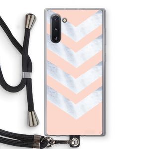 Marmeren pijlen: Samsung Galaxy Note 10 Transparant Hoesje met koord