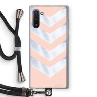Marmeren pijlen: Samsung Galaxy Note 10 Transparant Hoesje met koord