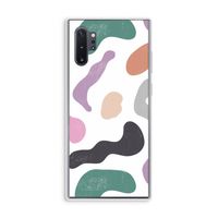 Memphis Shapes: Samsung Galaxy Note 10 Plus Transparant Hoesje