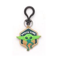 Star Wars Soft Touch PVC Bag Clip Baby Yoda Snack Time - thumbnail