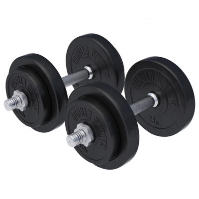 Dumbellset 20 kg Kunststof