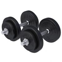 Dumbellset 20 kg Kunststof