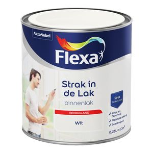 Flexa Strak in de Lak Binnenlak Hoogglans - Wit