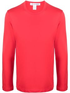 Comme Des Garçons Shirt sweat en coton à col rond - Rouge