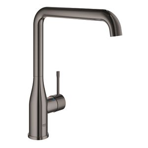 Grohe Essence New keukenkraan hoge L-uitloop draaibaar hard graphite