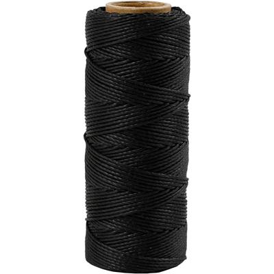 Creativ Company Bamboekoord, dikte 1 mm, zwart, 65 m/ 1 rol