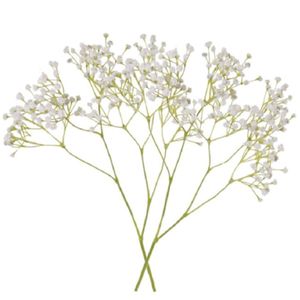 5x stuks kunstbloemen Gipskruid/Gypsophila takken wit 58 cm