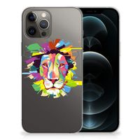 iPhone 12 Pro Max Telefoonhoesje met Naam Lion Color