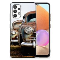 Samsung Galaxy A32 4G | A32 5G Enterprise Editie Silicone Back Case Vintage Auto
