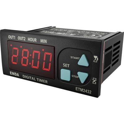 Enda ETM2432-LV Tijdrelais 10 V/DC, 30 V/DC, 8 V/AC, 24 V/AC 1 stuk(s) Tijdsduur: 0.01 min. - 99.59 h