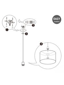 Besselink licht F258350-09,F503525-81 plafondverlichting Blauw E27 LED A