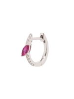Roxanne First anneau en or blanc 14ct orné de diamants et de saphirs taillés en marquise - Argent Roxanne First anneau en or blanc 14ct orné de diamants et de saphirs taillés en marquise - Argent