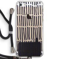 Moroccan stripes: iPhone 5 / 5S / SE Transparant Hoesje met koord