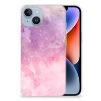 Smartphone hoesje Apple iPhone 14 Pink Purple Paint