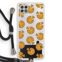 You Had Me At Pizza: Samsung Galaxy A22 4G Transparant Hoesje met koord