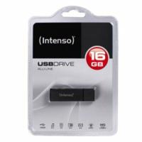 USB stick INTENSO ALU LINE 16 GB Antraciet 16 GB USB stick
