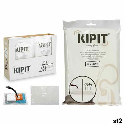Vacuüm zakken Kipit 54205 Transparant Plastic 20 x 30 x 3 cm 70 x 100 cm (12 Stuks)