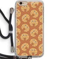 Croissant: iPhone 6 PLUS / 6S PLUS Transparant Hoesje met koord Croissant: iPhone 6 PLUS / 6S PLUS Transparant Hoesje met koord