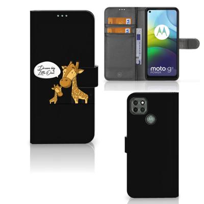 Motorola Moto G9 Power Leuk Hoesje Giraffe Motorola Moto G9 Power Leuk Hoesje Giraffe