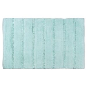 Badmat Differnz Stripes 45x75 cm Katoen Licht Blauw Differnz