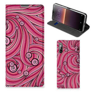 Sony Xperia L4 Bookcase Swirl Pink