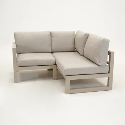 Grosso 2-zits bank R+ hoek beige